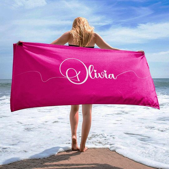 Discover Personalized Beach Towel, Order Yours TODAY, Fast Shipping and Production