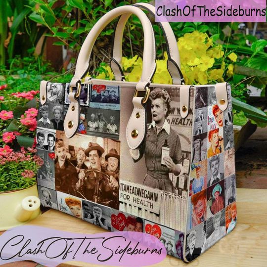 Discover I Love Lucy Personalized Leather Bag