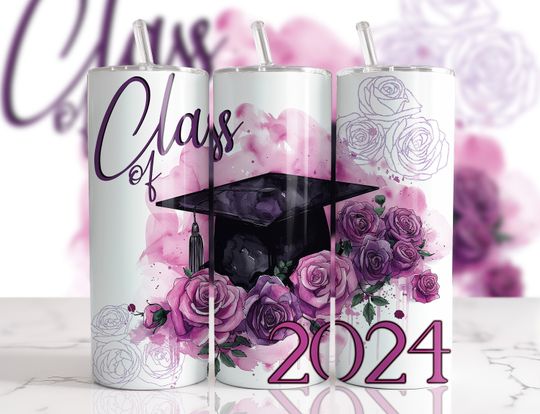 Discover Class of 2024 Tumbler  Graduation 20 Oz Tumbler