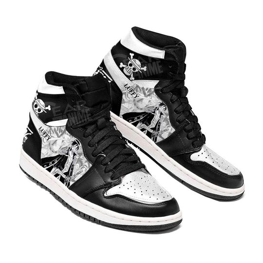 Discover Luffy JD1s Sneakers Mid Top Shoes Manga Style