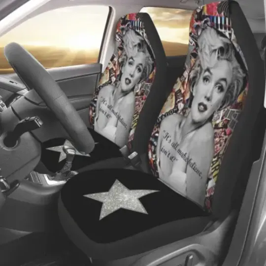 Discover Marilyn Monroe Its All Make Believe Car seat cover