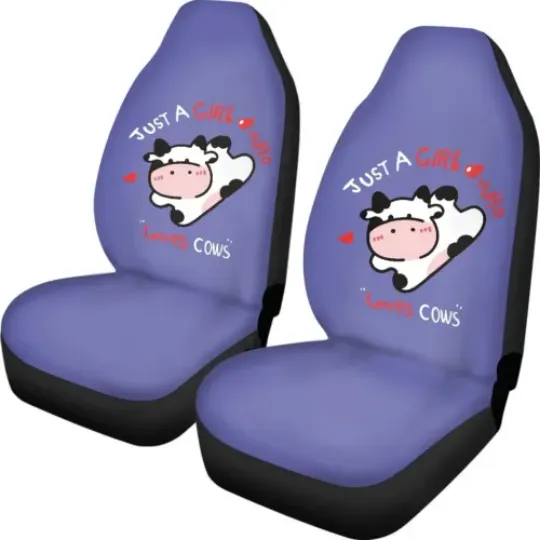 Discover Cute Animal Print Washable Car Front Cushion Covers