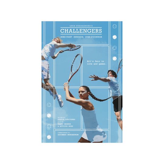 Discover Challengers Satin Film Poster, Vintage Movie Poster, Home Decor