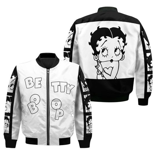 Discover 90s Vintage Betty Boop Small Bomber Jacket