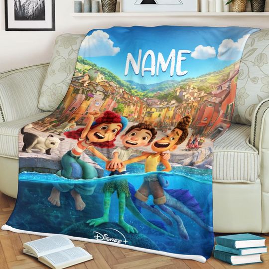 Discover Personalized Luca Birthday Fleece Blanket