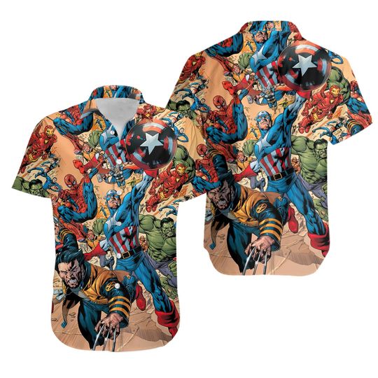 Discover Superhero Hawaiian Shirt