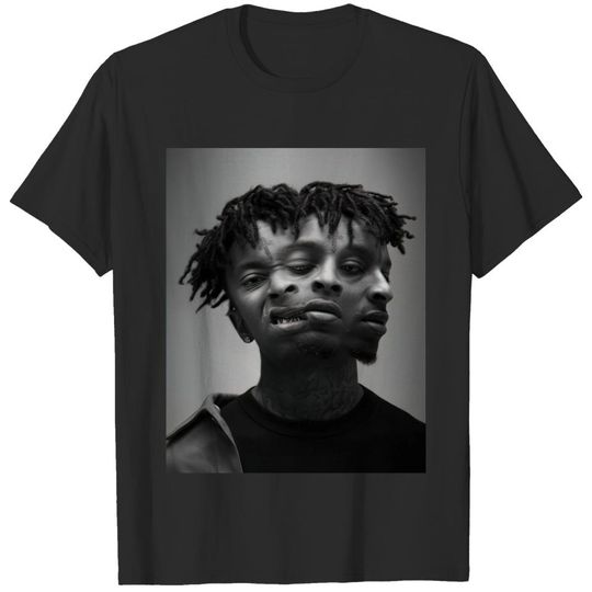 Discover 21 Savage T-shirt - Hip Hop Clothing - Rapper Tee