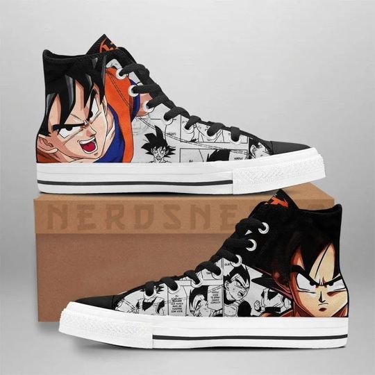 Discover Goku High Top Shoes Manga Sneakers