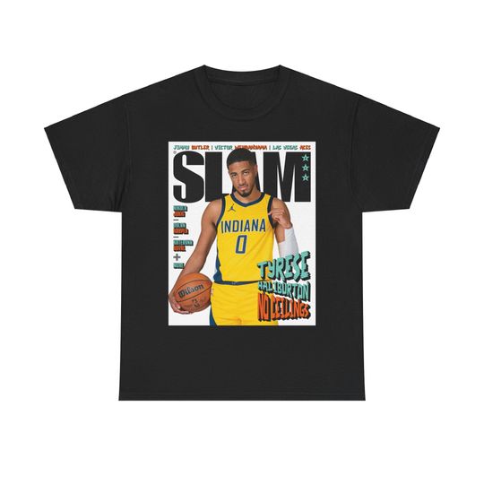 Discover Tyrese Haliburton Slam Vintage Tee