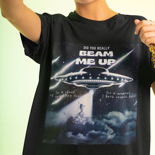Discover Did You Really Beam Me Up, Down Bad Shirt, TTPD crewneck Shirt
