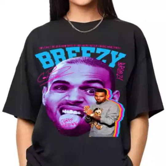 Discover Chris Brown Graphic T-Shirt, 11 11 Tour Dates T-Shirt, Fan Gift