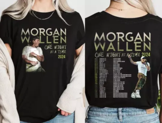 Discover One Night At A Time Wallen Western 2024 Tour Shirt, Wallen Western 2024 Shirt