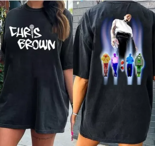 Discover Chris Brown 2 Shirt, Chris Breezy 11 11 1111 Concert Tour Shirt, Fan Shirt, new.