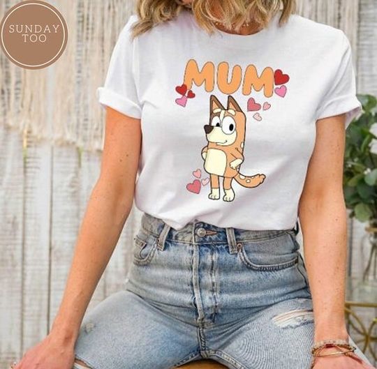 Discover BlueyDad Family Mum Dog Birthday Party Shirt
