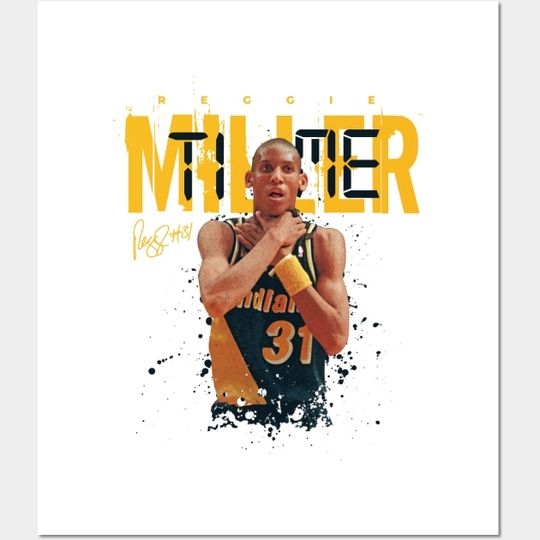 Discover Vintage Reggie Miller Poster, Reggie Miller Poster