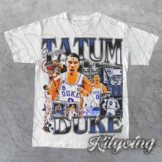 Discover Limited Jayson Tatum University Vintage T-Shirt