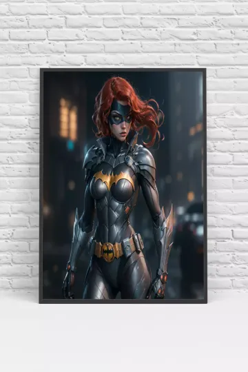 Discover Sexy Batgirl DCU Comic Justice League Poster Print