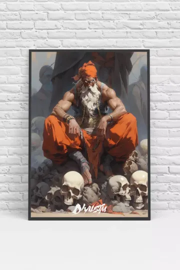 Discover Dhalsim Street Fighter Capcom Video Game Poster Print