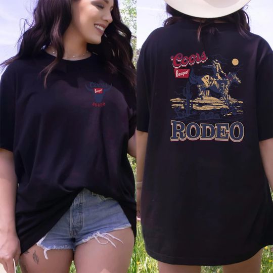 Discover Mens Beer shirt, The Original CCOORS Cowboy, Western Rodeo, CCOORS Beer shirt