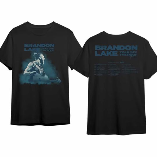 Discover Brandon Lake Tear Off The Roof Tour 2024 Shirt, Brandon Lake Fan Gift Shirt