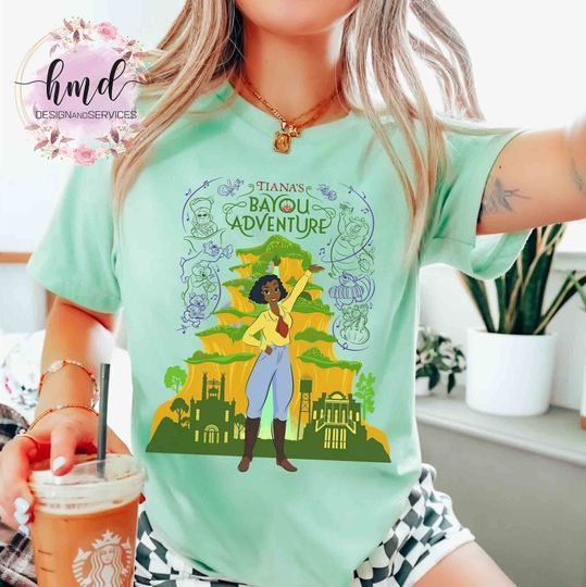 Discover Tiana's Bayou Adventure Matching T-shirt