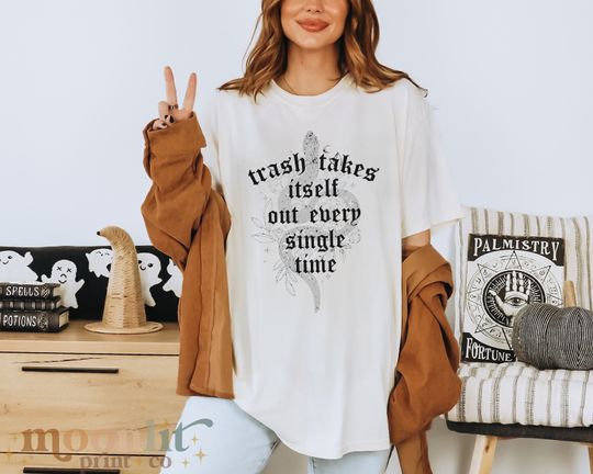 Discover Trash Takes Itself Out Every Single Time Reputation Album Shirt
