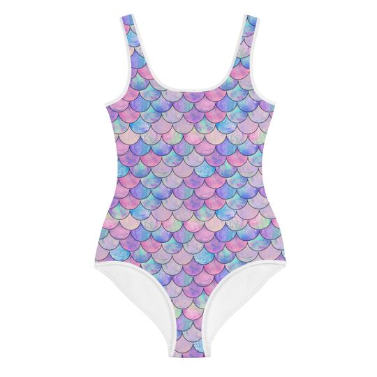 Discover Tween  Pastel Mermaid Scales  Piece Swimsuit