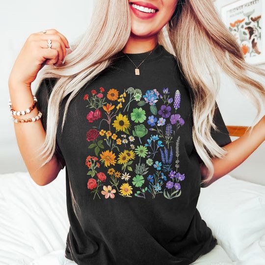 Discover LGBT Pride Wildflowers T-Shirt