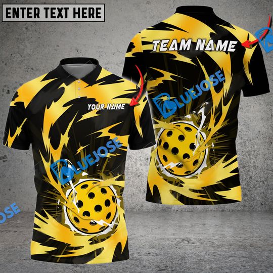 Discover Pickleball Thunder Aura Personalized Name, Team Name Unisex Shirt