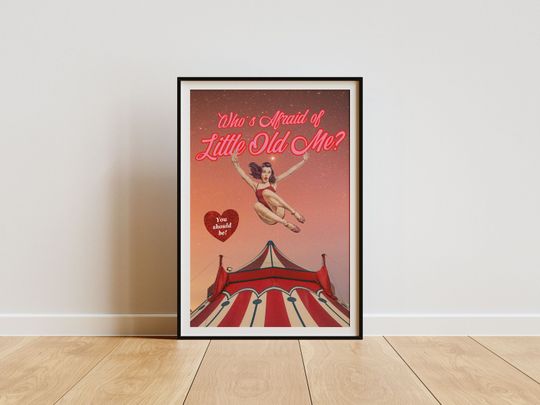 Discover Who's Afraid of Little Old Me? Poster, TTPD The Tortured Poets Department Poster