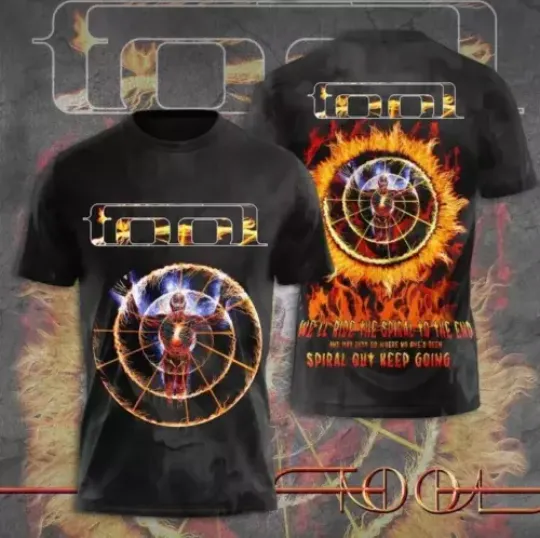 Discover Unisex 3D Tool Band T-Shirt  Rock Music Unisex 3D All Over Print shirt