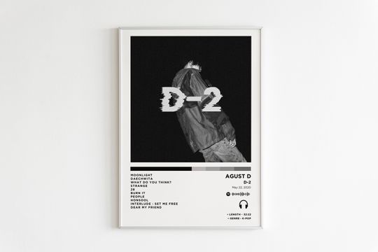Discover Agust D - D-2 Album Poster