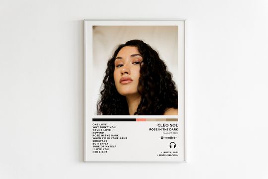 Discover Cleo Sol - Rose In The Dark Album Poster
