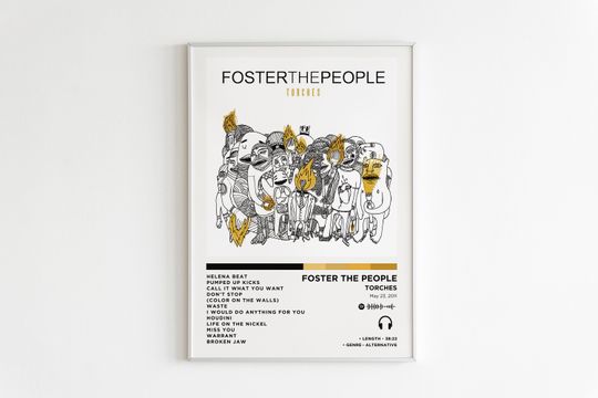 Discover Foster The People - Torches Album Poster