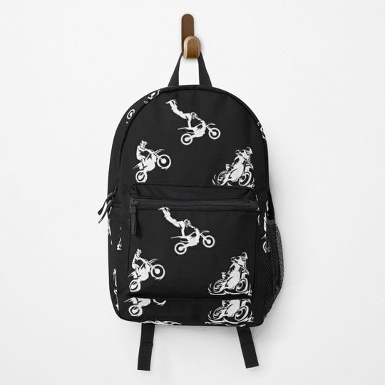Discover Motorcycles Backpack, Back to School Backpacks