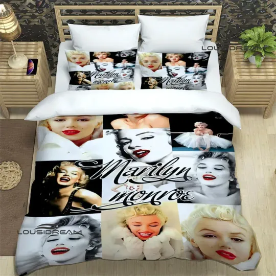 Discover Marilyn Monroe Printed Bedding Set