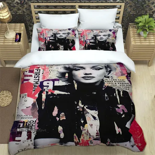 Discover Marilyn Monroe Printed Bedding Set