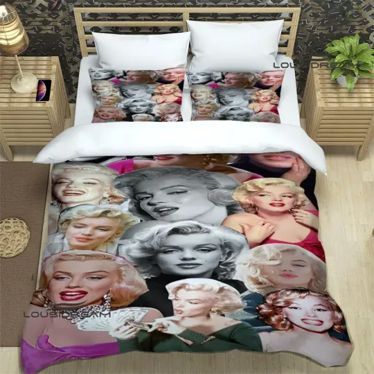 Discover Marilyn Monroe Printed Bedding Set