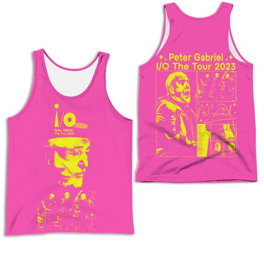 Discover Peter Gabriel 73rd Anniversary 1950-2023 Music 3D Tank Top