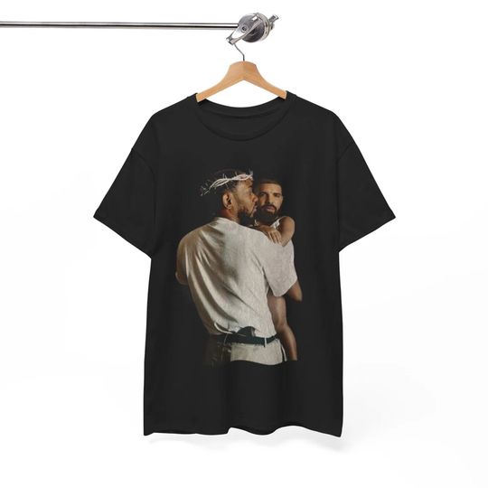 Discover Kendrick Lamar Holding Baby Drake Unisex Cotton T-Shirt