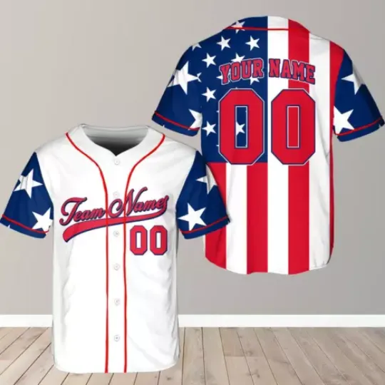 Discover Personalized USA Baseball Jersey
