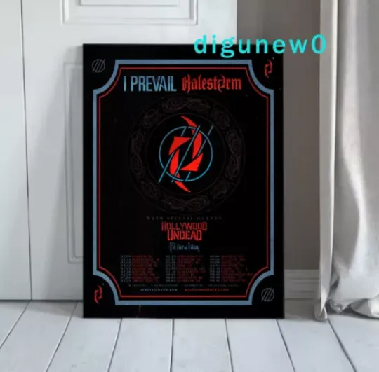 Discover Halestorm and I Prevail 2024 Tour Poster