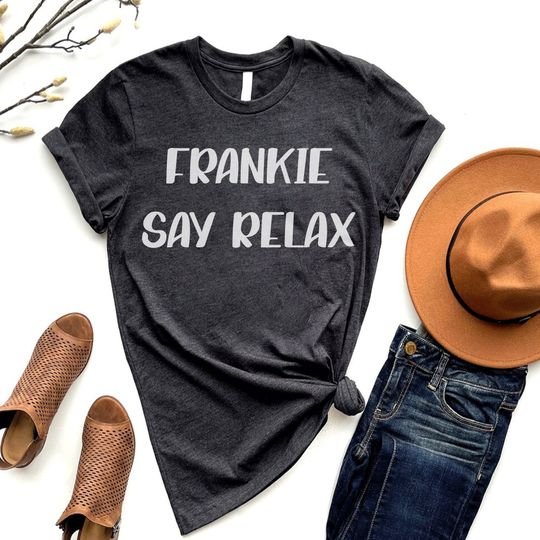 Discover Frankie Say Relax, Funny Screen T-shirt