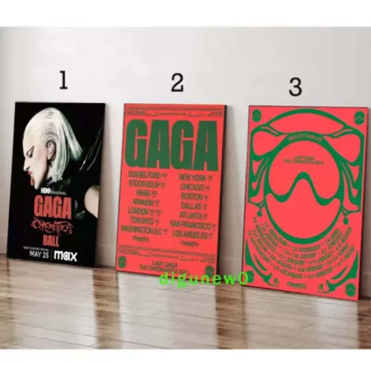 Discover Custom Ld ga the Chromatica Ball - Summer Stadium Tour 2024 Poster