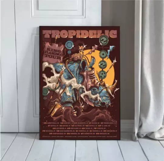 Discover Tropidelic King Flamingo Tour 2024 Poster