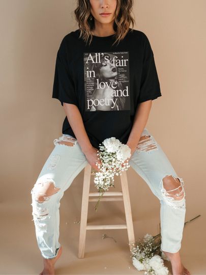 Discover All's Fair In Love and Poetry Shirt, Taylor Tour Shirt, Tortured Poets Department