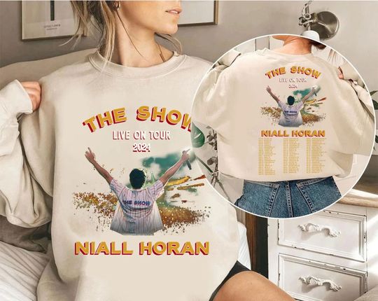 Discover The Show Live On Tour Niall 2024 Shirt, Niall The Show Tracklist 2024 Sweatshirt