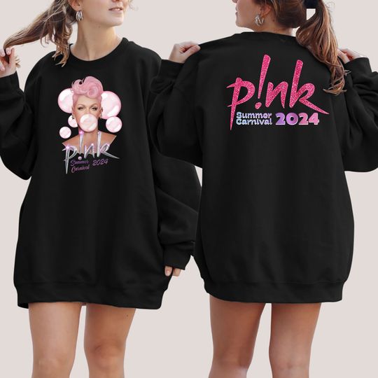 Discover P!nk Summer Carnival Tour Sweatshirt, Trustfall Album Sweatshirt