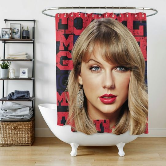 Discover Taylo version| Taylor Printed Shower curtains Waterproof Polyester Bathroom Shower Curtains