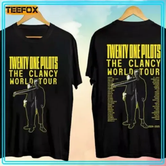 Discover Pilotss band – The Clancy World Tour 2024 T-Shirt